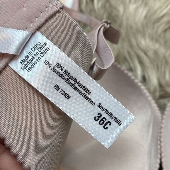 Sophie b. Push-up Satin Invisible Edge Hidden Flexible Comfort Wire Bra - Picture 6 of 7